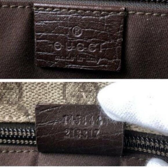 Authentic Gucci GG Sherry Supreme Web Messenger Bag Monogram Flap Ophidia - Picture 5 of 11